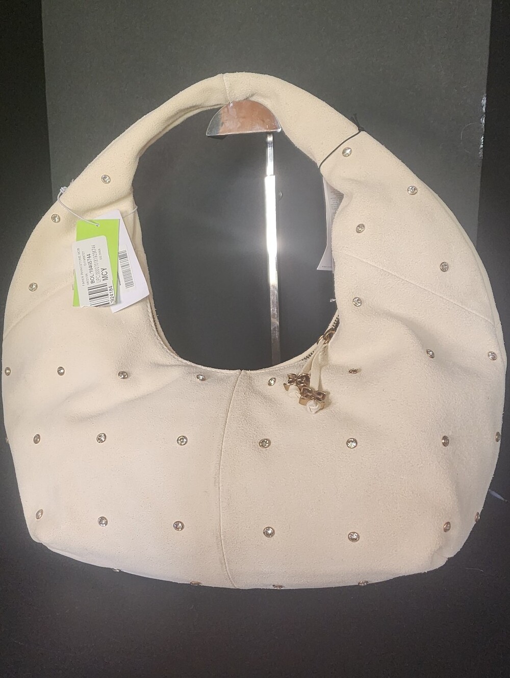 Sam Edelman Studded Suade Hobo Bag (FLAWED)